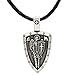TTKP ST.Michael Archangel Cross Shield Prayer Medal Amulet Knot Pendant Necklace