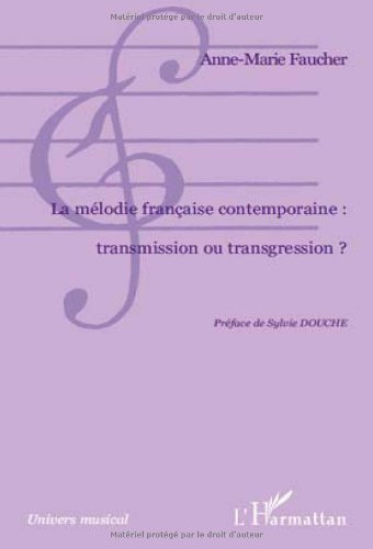 La  mélodie française contemporaine