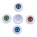 DECORA 4 Pairs of 4 Colors 26mm Half Round Acrylic Doll Bear Craft Plastic Eyeballs(8pcs)