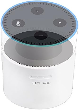 Echo dot battery base -Yolike Intelligent 10000mAh Battery Base for 2nd Generation Echo Dot. ("Alexa" unlimited)-White
