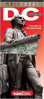 StreetSmart Washington DC Map by VanDam - Laminated pocket City Street Map of Washington DC with special National Mall detail and travel guide with ... sights, hotels and Metro map, 2019 Edition, by Stephan Van Dam
