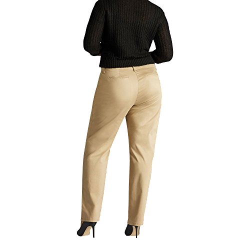 Lee Women's Plus-Size Relaxed-Fit All Day Pant, Flax, 26W Medium