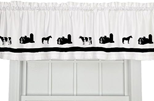 Farm Barn Silo Horse Cow Window Valance / Window Treatment - In Your Choice of Colors - Custom Made