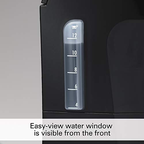 Hamilton Beach 46310 Programmable Coffee Maker, 12 Cups, Black (Renewed) Pricepulse