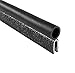 Trim-Lok Trim Seal with Top Bulb – Fits 1/8” Edge, 7/16” Bulb Seal Diameter, 25’ Length – PVC Plastic Trim with EPDM Rubber Seal, Easy to Install for Cars, Boats, RVs, Trucks, and Home Applications