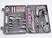 Purple 44-Piece Home Repair Ladies Tool Kit Set cordless screwdriver Great Gift