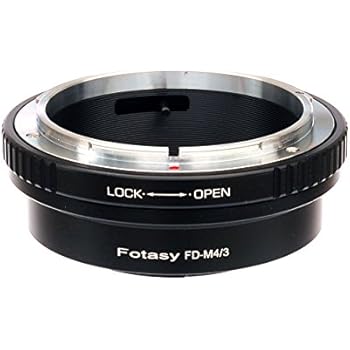 Fotasy Canon FD Lens to M4/3 Adapter, FD to MFT Mount Converter, fits Olympus E-PL8 E-PL9 E-M1 E-M5 E-M10 I II III E-PM2 E-PM1 Pen-F E-M1X/ Panasonic G7 G9 GF8 GH5 GX7 GX8 GX9 GX85 GX80 GX850 G90 G91