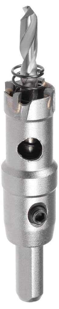 18.5mm TCT Hole Saw, Tungsten Carbide Tipped Hole Cutter Opener Drill Bit, for Stainless Steel Metal Plate Aluminum