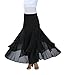 CISMARK® Elegant Ballroom Dancing Waltz Dance Party Long Swing Mesh Skirt