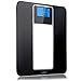 Digital Bathroom Scale, Chunnuo 396lb/180kg Precision Body Weight Scale with Smart Step-on technology, 6mm Tempered Glass (Elegant Black)