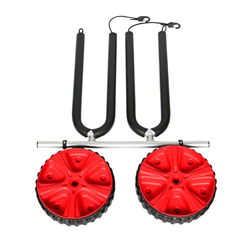 Onefeng Sports Carries 2 SUPs Surfboard Cart Dolly Boat Carrier Cart Trolley Float Mat, Jon Boat - Thumbnail 5