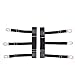 Mens Shirt Stays Garters Belt Holders with Non-slip Locking Clamps by Chorade