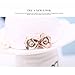 Everrich Pink Rose Gold Plated Flower Girl Drop Pendant Necklace Earrings Jewelry Sets for Wedding, 2 Pcs, Pink