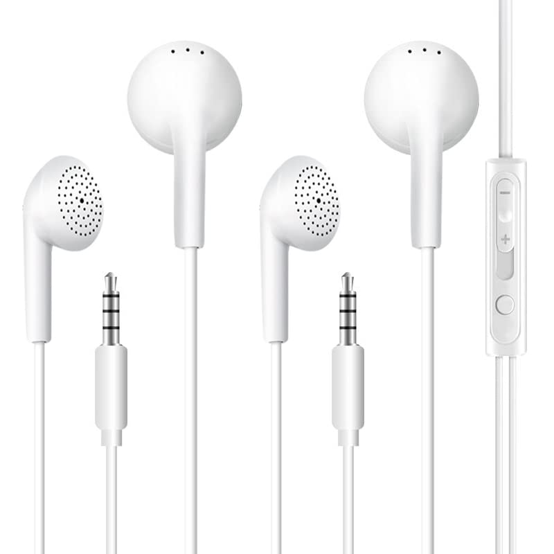 Photo 1 of 2 Packs Wired Headphones for iPhone Earbuds with Built-in Microphone & Volume Control HiFi Stereo Nosie Reduction Earphones Compatible?Bluetooth Version?