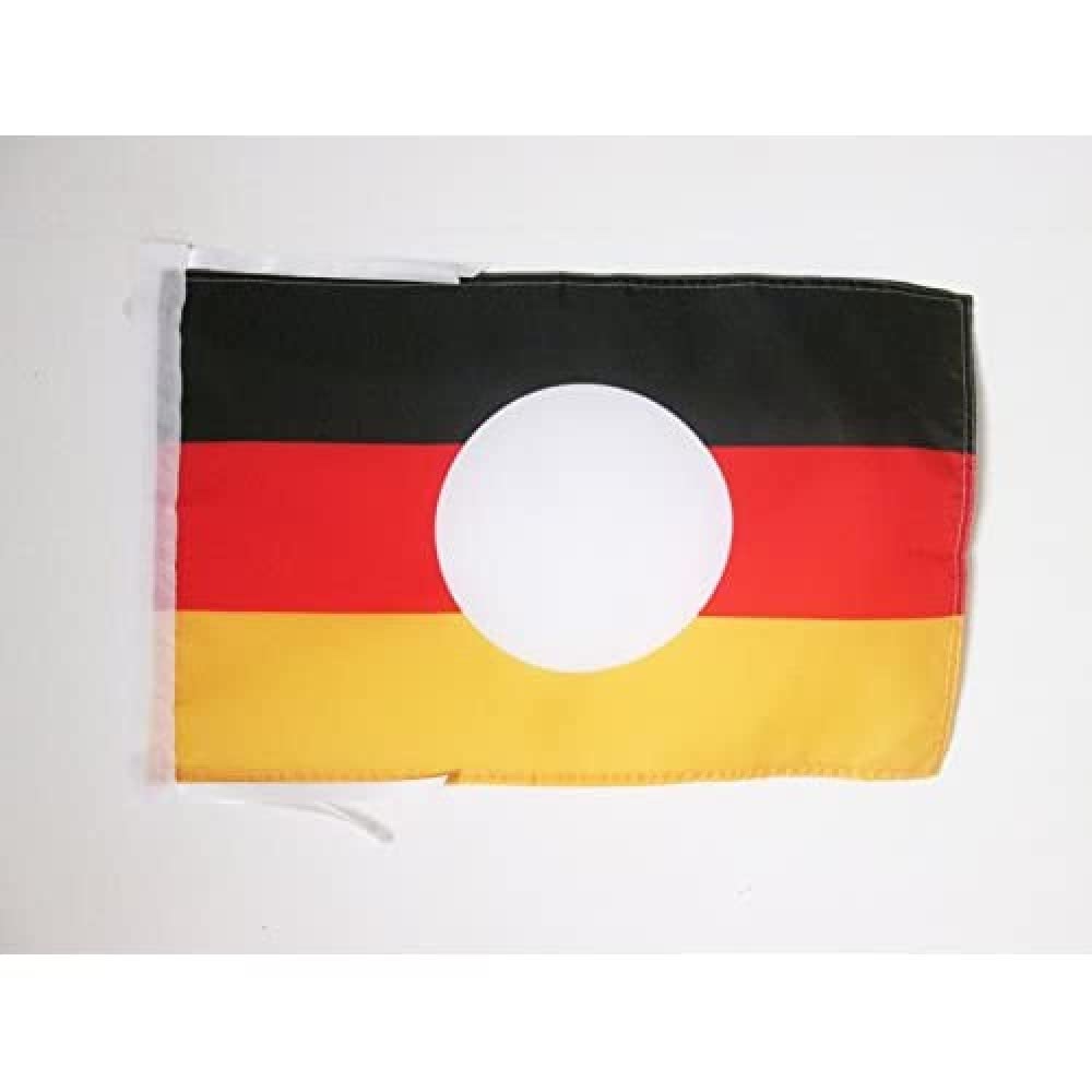 AZ FLAG - East Germany without arms Flag - 18'' x 12'' - 100% Polyester German Democratic Republic - DDR Small Banner with Two Cords - Fade Resistant - Vivid Colors - 18x12 in - 45x30 Cm — image 1