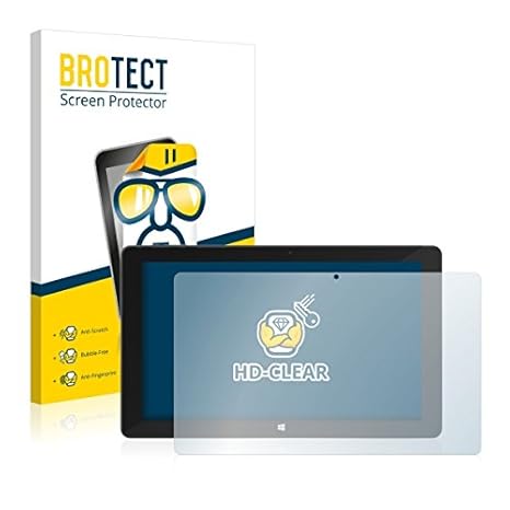 2X BROTECT HD Clear Displayschutz Schutzfolie für TrekStor SurfTab Duo W3 (kristallklar, extrem Kratzfest, schmutzabweisend)