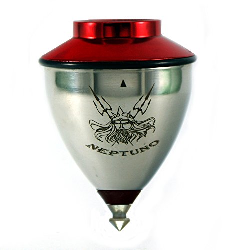 Trompos Space SL Spin Top Neptuno Roller - Bearing Tip SpinTop (Red)