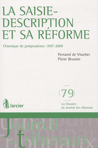 La  saisie-description et sa réforme