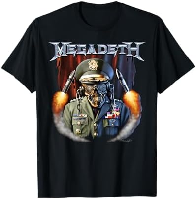 Amazon.com: Megadeth - Vintage General Vic T-Shirt : Clothing