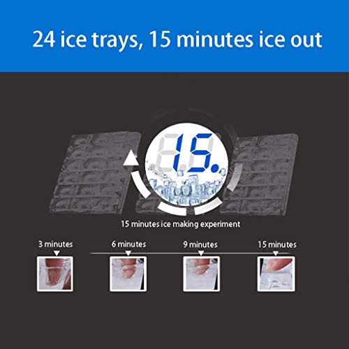 Elektrische Eiscrusher Rapid Ice Maker Energiesparende Bass-Edelstahl-Schneekegelmaschine für Speiseeis für den privaten… – Bild 3