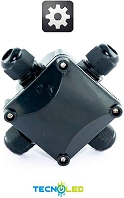 CAJA IP65 CON 4 CONECTORES PRENSA ESTOPA: Amazon.es: Bricolaje y herramientas