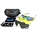 YUNYILAN Polarized Cycling glasses for Men UV400 Protection Sports Sunglasses With 3 Interchangeable Lenses for Cycling, Baseball,Fishing, Ski Running,Golf