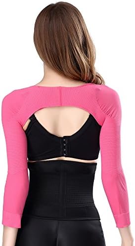 Elastic Compression Arm Shaper Back Shoulder Corrector Long Sleeve Slimming Weight Loss Belt Shapers Massage Arm Control Shapewear Girdle Arm Slimmer
