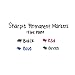 SHARPIE Extreme Permanent Markers, 12-Pack, Blue (1927434)