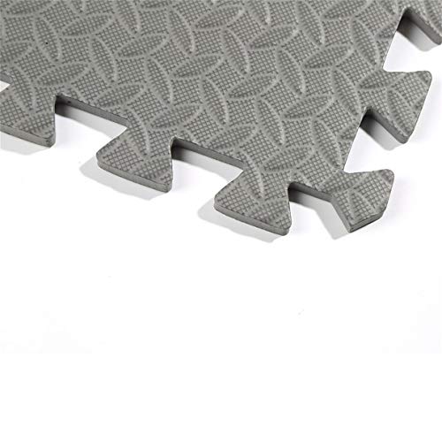 12 Pieces Interlocking Eva Foam Mats Room Garage Gym Floor Mat Developing Crawling Rugs Indoor Outdoor Square Play Mat