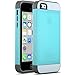 ULAK iPhone 5C Case, Slim Apple iPhone 5C Cases Lightweight Dual Color Protective Case Cover for Apple iPhone 5C Sky Blue+Grey