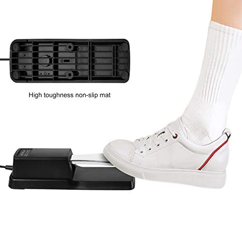 MIMIDI MSP02 Sustain Pedal for Keyboard Digital Piano Foot Damper Pedal with Reverse Switch (MSP02) - Thumbnail 4