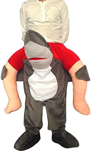Piggyback Santa Costume Adult Carry On Me Costume Christmas Mascot Pants