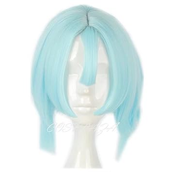 Cosplaza Short Light Blue Fluffy Fashion Boy Teens Cos Cosplay Wig Anime Hair Amazon In Beauty
