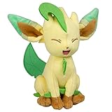 TOMY Pokemon Plush Figure Leafeon 20 cm Peluches