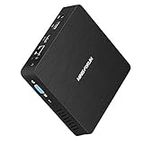 4GB/64GB Mini PC, Upgraded Intel x5-Z8350 Processor Fanless Mini Computer with HDMI/VGA Port, 4K HD Graphics, 2.4G+5.8G WiFi, BT 4.2, Gigabit Ethernet, Windows 10 64-bit, Auto Power On