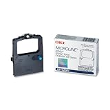 Okidata 52102001 Black Nylon Ribbon Microline 320/321 Printers -5/6-Inch x 2 Yards