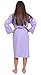 Turkuoise Girls Waffle Robe, Spa Party Bathrobe Made in Turkey (1023-LAV-L)