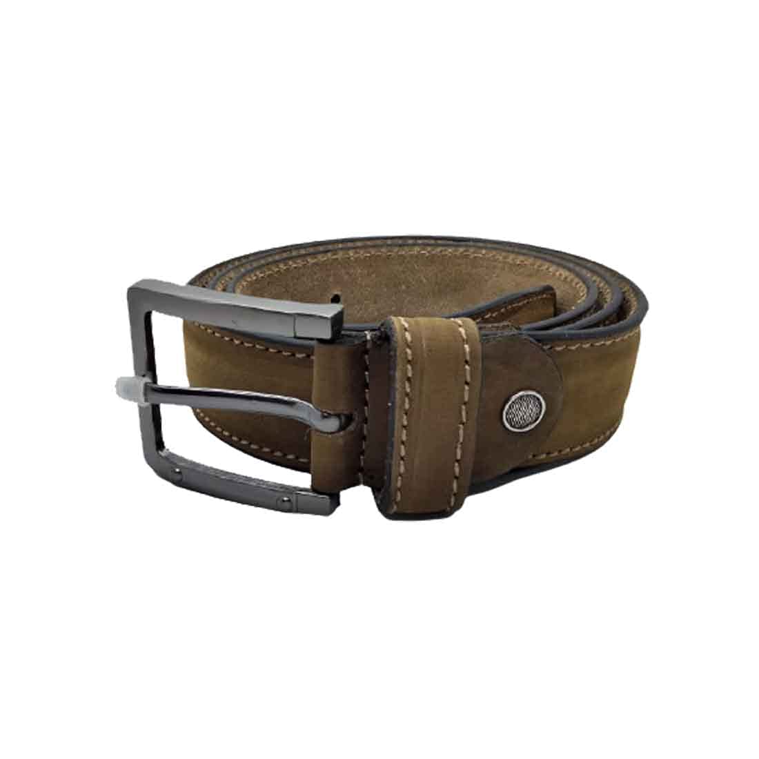 Buy Men Casual Khaki Genuine Leather Belt at Amazon.in