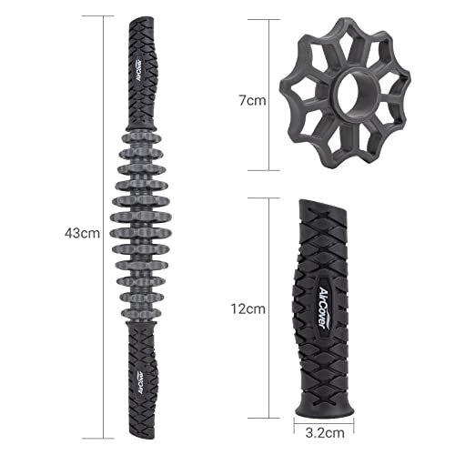 Muscle Roller, Massage Roller Stick. 17 Inches Muscle Roller Sticks for