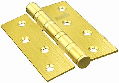 HUANGDA Hinge Household Door Hinge Stainless Steel Silent Nickel Door Hinge Ball Bearing Strong Wardrobe Door Hinges Hook Hardware (Color : C, Size : 1PCS)