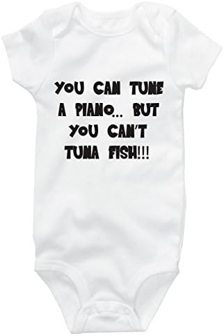 You Can Tune A Piano Dragon Ball Z Parody Cute Onesie Funny Baby Bodysuit (12 months)