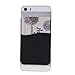 YUYIKES 3M Adhesive Sticker Sim /ID/Credit Card Pocket Pouch Sleeve Holder For All IPhone, Samsung Galaxy S Android Smart Phones (black)