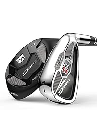 Wilson Staff D350 Combo híbrido hierro juego de, 4 5, 6-PW, GW, hombre diestros Eje de acero, Regular Flex 4 5 Hybrid, 6-PW, GW hierros