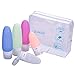 ZOADLE Travel Bottles Set for Liquids - TSA Approved Leak Proof Silicone Cosmetic Travel Containers with Labels and Clear Travel Bag, for Shampoo, Conditioner, Lotion, Toiletries (3 oz + 1.25 oz)
