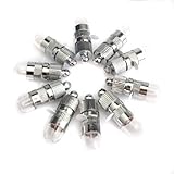 24x White LED Party Lights For Paper Lanterns Balloons Floral Decoration light (WHITE, 1)