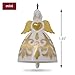 Hallmark Keepsake Mini Christmas Ornament 2018 Year Dated, Littlest Angel Bell Miniature, Porcelain, 1.35
