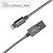 Lightning Cable, GOOLEEN 2Pack 6ft Nylon Braided Long USB Charging Cable 8 Pin Power Charger Cord for Apple iPhone SE/6s/6s plus/6/6 plus/5s/5c/5, iPad Air/Mini, iPod Nano/Touch (Grey)