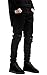 IA ROD CA Boy's Black Stretch Destroyed Ripped Distressed Fashion Skinny Slim Fit Jeans