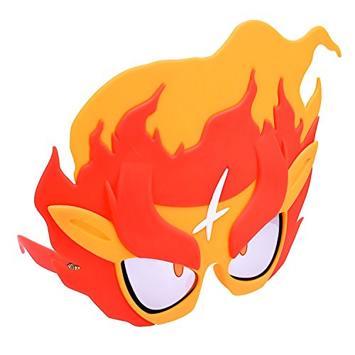 Sunstaches Instant Costume Sunglasses, Yo Kai Blazion