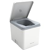 TRELINO Composting Toilet Evo M, Portable Toilet for Camping & Outdoor, Odorless, 1.3 gal & 2.1 gal Capacity, 13 x 15.4 x 14.